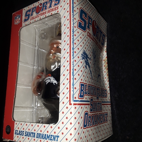 NFL Denver Broncos Christmas Ornament Santa - Picture 5 of 15
